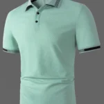 Manfinity Homme Men Striped Trim Polo Shirt