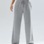 EZwear Solid Drawstring Waist Sweatpants