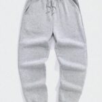 Men Drawstring Waist Sweatpants