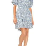 Tiered Puff Sleeve Dress